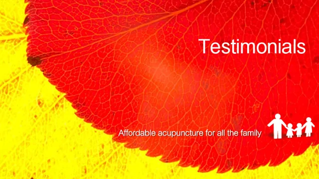 Testimonials and reviews for acupuncture, the Torbay Acupuncture Centre, Torquay, Devon.
